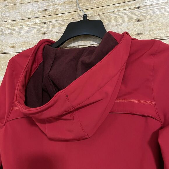 32 Degrees Women's Red Waterproof Hooded Softshell Jacket - Size Small - Zipper - Picture 8 of 8